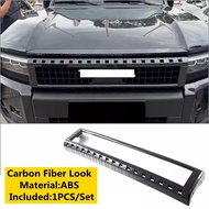 CJ7F ฝาครอบกันชนด้านหน้า Racing Grills ตาข่าย Vent Hole Trim Grille Vent แหวนสำหรับ Toyota Land Crui