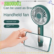 SHOUOUI Handheld Fan, Multifunctional USB Rechargeable Table Fan,  Wind Speed Adjust Electric Fan camping Office Desktop