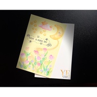 Postcard “Have A Nice Day” bright yellow tone A6