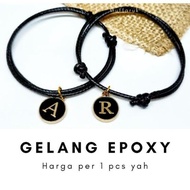 Epoxy bracelet epoxy letter bracelet letter charm bracelet letter bracelet initial bracelet magnetic