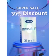 Durex Invisible Extra Thin and Extra Sensitive Condom 10s DISCREET PACKING