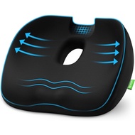 AUVON Innovative Donut Pillow Hemorrhoids Scientific Center Hole and Tailbone Cutout, Orthopedic Pai