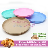 Round Serving Plate 21 CM Dinner Plate/ - Food Grade
