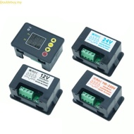 Doublebuy 12V 24V 110V-220V LED Digital Time Delay Module Countdown Timer Relays 0-999s min hour Ope