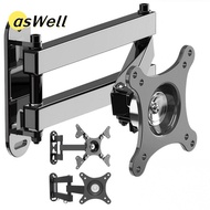 ASWELL Computer Bracket, Extendable 10-37in LCD Monitor Bracket, Universal Sturdy Wall Mount Rotatab