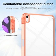 Transparent case with pen slot for iPad A16 11 inch A3354 A3356 A3355 iPad11 anti-fall cover iPad10 