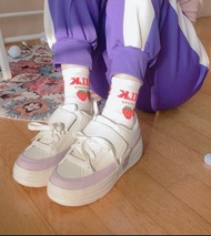 FILA 🇰🇷韓國直送 FILA funky tennis 1988 VC  fila 增高鞋 fila 厚底鞋  beige  / purple