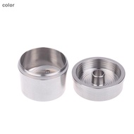 [color] ICafilas Stainless Steel Reusable Illy Coffee Filter Tamper Set Refillable Capsules Pod Tamp