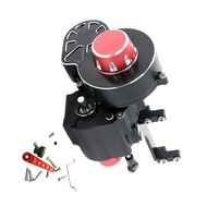 Metal 2 Speed Shiftable Transmission Gearbox for Axial SCX10 & SCX10 II III 1/10 RC Crawler Car Upgr