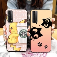 Huawei Y7A Y7P Y8P Y9A Y9S Casing Cartoon Stitch Pikachu Protect Phone Case