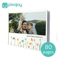 Pixajoy Photobook Imagewrap Hardcover 8.5” x 11” Portrait / Landscape, 80 pages