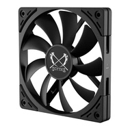Scythe Kaze Flex II 120 Slim PWN Premium Slim PC Fan,120mm x 15mm, Fluid Dynamic Bearing, 4-Pin Conn