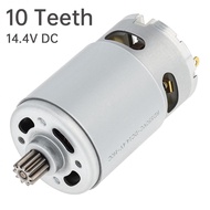 RS550 DC Motor with 10 Teeth Gear 14.4V 19800RPM High Speed Micro Motor Replacement for Cordless One