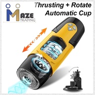 [MAZE TRADING] Automated Masturbat0r Thrusting Rotating Vibration Mode Masturbati0n Cup Mens Toys Al