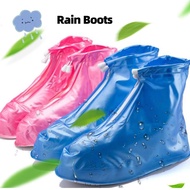 พร้อมส่ง มาใหม่หนาสวมใส่ป้องกันลื่นรองเท้าครอบคลุมวันที่ฝนตกลื่นป้องกันฝนรองเท้านักเรียนครอบคลุม
