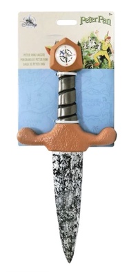 Ornaments Disney Peter Pan Dagger Costume Accessory for Kids, Brown, 1 SIZE