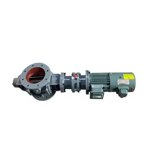 CHINESE-MADE Electric Carbon Steel Rotary Airlock Rotary Valve High Temperature Capability OEM Pneum