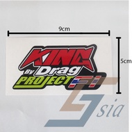King Drag Motorcycle Sticker