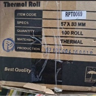 1 box 100 rolls of L0G0 Thermal Paper size 58x31mm For All EDC