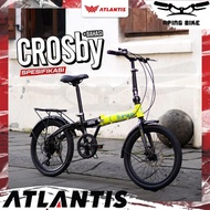 Terlaris! Sepeda Atlantis Crosby + Bagasi Sepeda Lipat Sepeda Dewasa