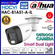 Dahua 5MP Smart Dual Light IP67 Outdoor Analog CCTV Camera Mic 20m 3.6mm Lens B1A51-A-IL