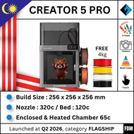 [ FLASHFORGE ] Creator 5 Pro FDM 3D Printer