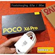 Original Mi Turbo 67w - 90w Data Cable poco X6 Pro, X7 Pro, F6, F5, Note 14 Pro Original 100%