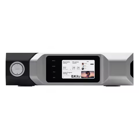 800W Karaoke Amplifier 5.0 Bluetooth Amp 15 Band Microphone EQ 4 Level Feedback Killer Optical Coaxi