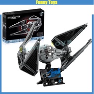 75382 TIE Interceptor Starfighter Building Blocks Spaceship Toys Gifts for Boys