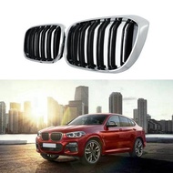1 Pair Front Bumper Grid Grid Mesh Grid Suitable for 18-19 BMW G01 X3 G02 X4
