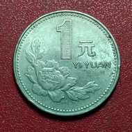 Koin China 1 Yuan 1991-1999