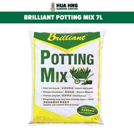 Potting Mix, Brilliant Potting Soil for Indoor Plants, (Approx. 2.8 - 3kg), 7L