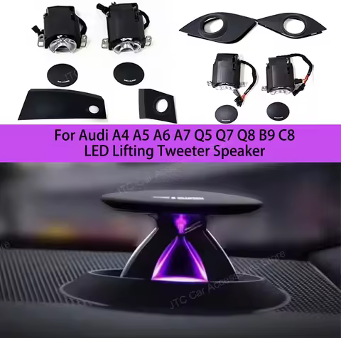 32 Color Lifting Tweeter Speaker For Audi A4 A5 A6 A7 Q5 Q7 Q8 C7 C8 B9 Car Instrument Panel LED Ele