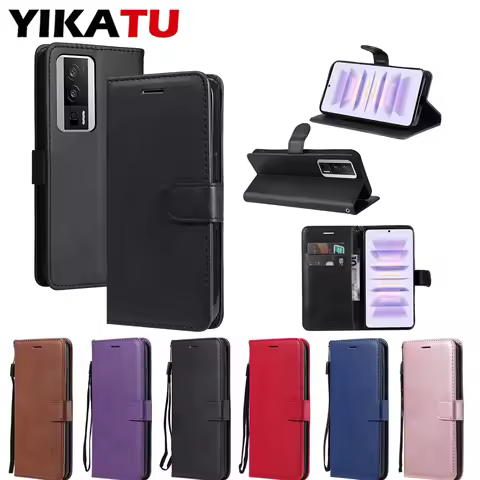 Wallet Flip Leather Phone Case For Xiaomi Redmi K70 Ultra 5G K60 Pro K50 Gaming K40 K30 K20 GO A5 4G