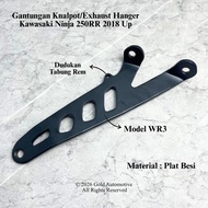 GANTUNGAN Exhaust Hanger Ninja 250Fi 2018Up Model WR3 Hanging Bracket Ninja 250 Fiknalpot