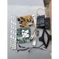 43UP7550PTC LG 43" TV MAIN BOARD, POWER SUPPLY, WIFI CARD, RIBBON CARD, TV STAND, SPEAKER AND BACKLI