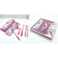 2010 STATIONARY SET Children's Pencil Case Set 7In1 Stationery Character Pencil Case Y1619
