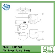 Philips HD9270 Air Fryer Spare Parts. Original Philips Parts