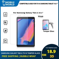 Samsung Galaxy Tab A (2019, 10.1", Wi-Fi) SM-T510 Tempered Glass Clear Screen Film