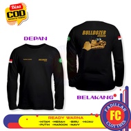 Free CAT D8R Bulldozer Operator T-Shirt Your Name DB Long Sleeve Distro T-Shirt