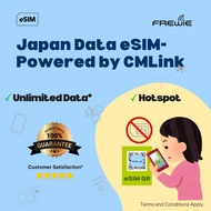 Unlimited Japan eSIM 1GB/2GB/3GB Daily or 3GB-10GB Total for 3-20 Days Data Roaming | QR Code via Em