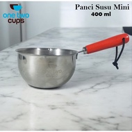 - One Two Cups Mini Milk Pan Stainless Steel 410 Dual Drainage - HK1 -