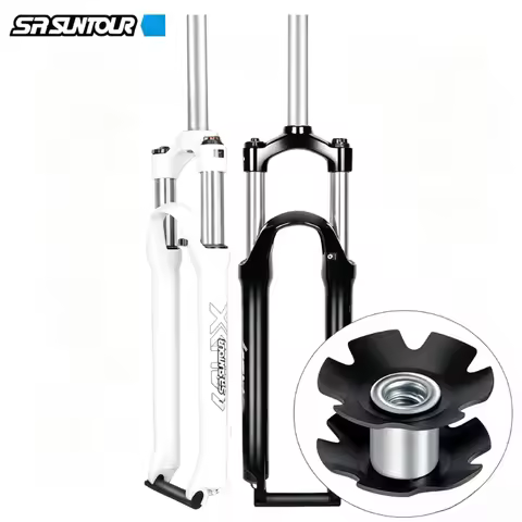 SUNTOUR XCM MTB Suspension Fork 26 27.5 29 Inch Shoulder Lock Oil Spring Fork with 100mm Travel, Fre