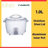 Faber 1.0L White Traditional Classic Rice Cooker FRC 210