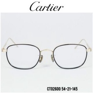 Cartier titanium rectangular frame eyewear glasses 眼鏡