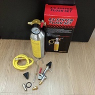 ชุดล้างระบบแอร์ F11 Air system cleaning kit F11 พร้อมเกจ์ มีวาล์วลดแรงดัน กระบอกล้างระบบ กระบอกอัดน้