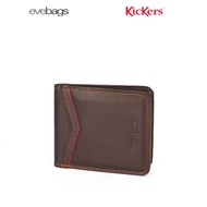 KICKERS Full Grain Cowhide Men Bi-Fold Basic Short Wallet KK00-IC83875DEO