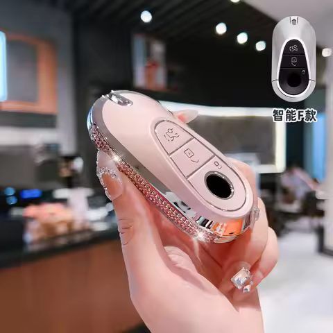 TPU Car Remote Key Case Cover Protect Shell Fob For Mercedes-Benz C E S Class GLC GLA EQE EQS W223 X
