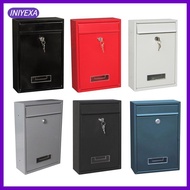 [Iniyexa] Locking Mailbox Mail Mail Box Metal Home Office Secure Letterbox Drop Box