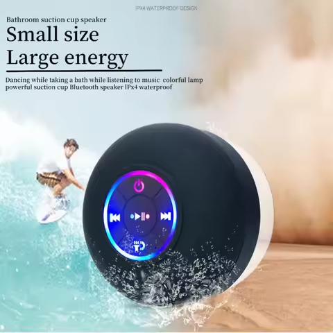 Wireless Bluetooth Speaker Portable Small Steel Gun Metal Heavy Stereo Surround Subwoofer Outdoor Mi